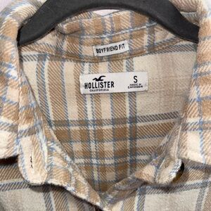Hollister “Boyfriend Fit” Plaid Shirt